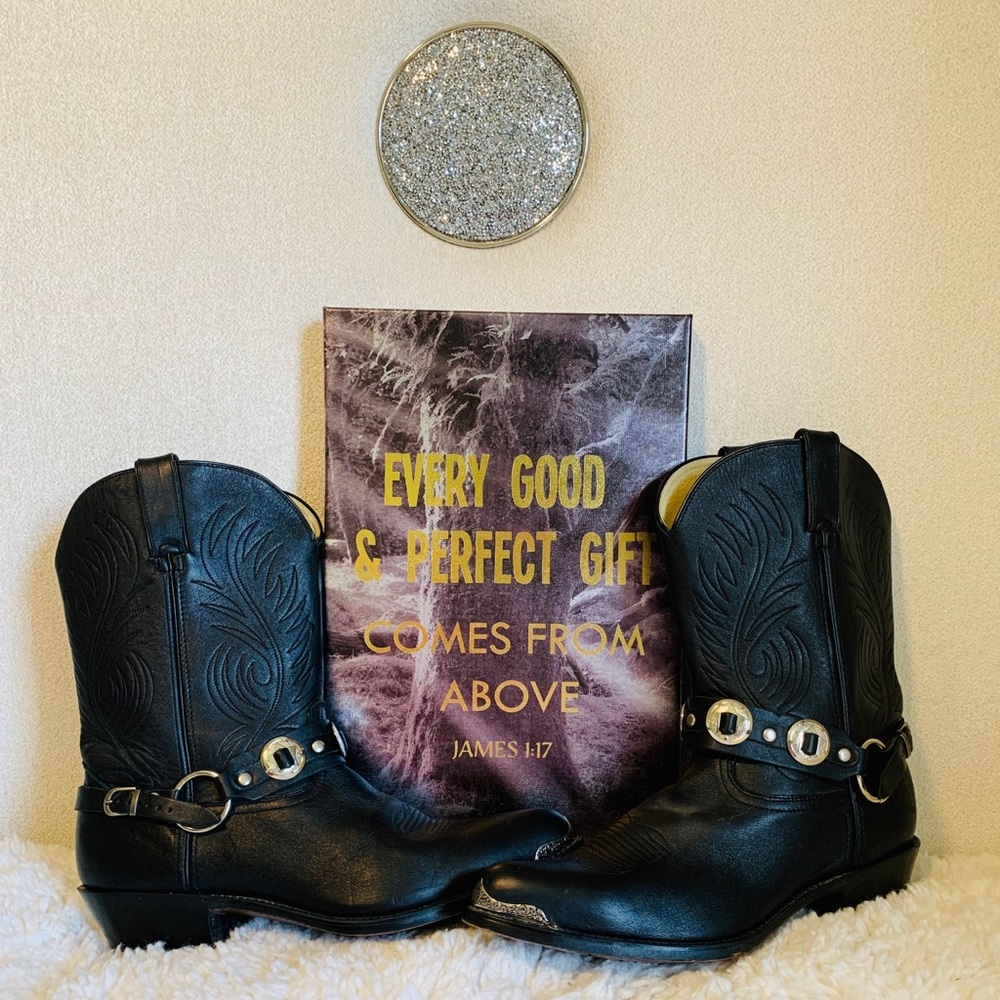 Durango Black Harness Boots